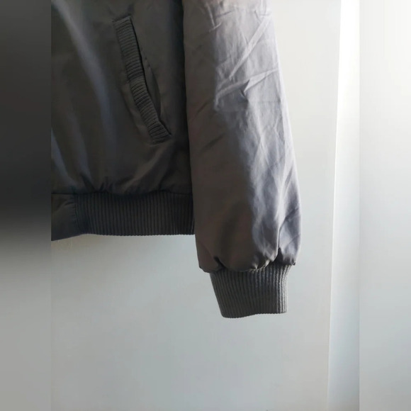 Members Only Classic Gray Bomber Zip-up Jacket Size 42 - Picture 7 of 10